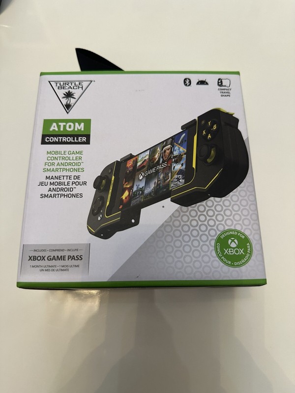 Turtle Beach Atom Mobile Gaming Controller Design for Xbox &Android 8.0 new .  .