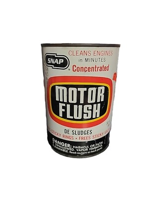 MOTOR FLUSH 1 QUART MOTOR OIL CAN FULL  S-111  