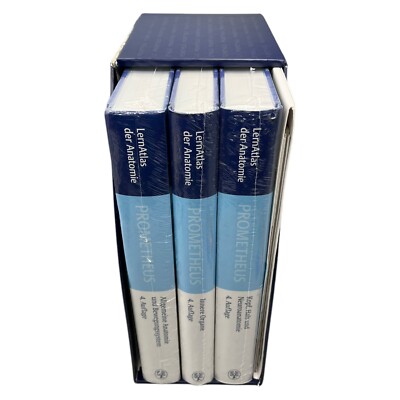 Prometheus LernAtlas der Anatomie Fachbücher Pappschuber 4 Auflage 3 Bücher Lern