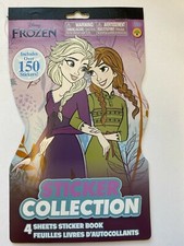 Disney Frozen Sticker Book 4 Sheets Party Favors Teacher Supply Elsa Anna