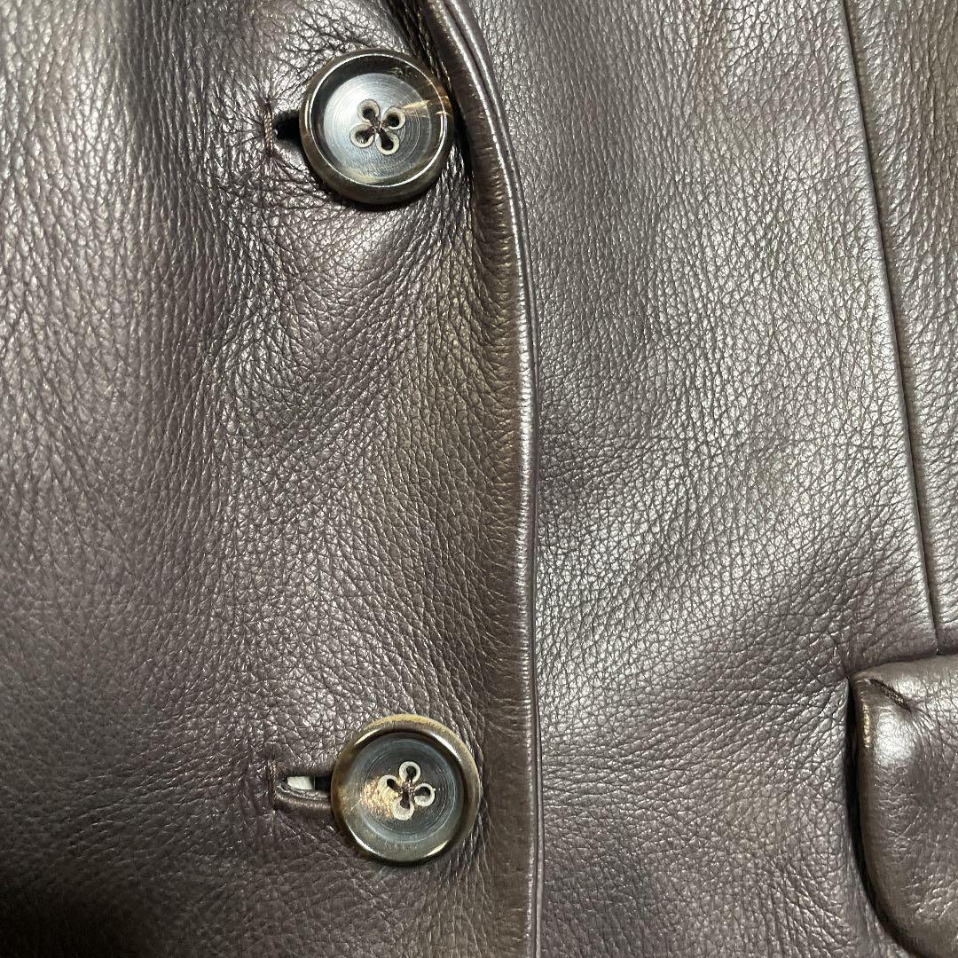 Jil Sander brown leather jacket 38 | eBay
