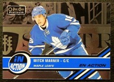 2017-18 17/18 Platinum In Action IA-18 Mitch Marner Toronto Maple Leafs