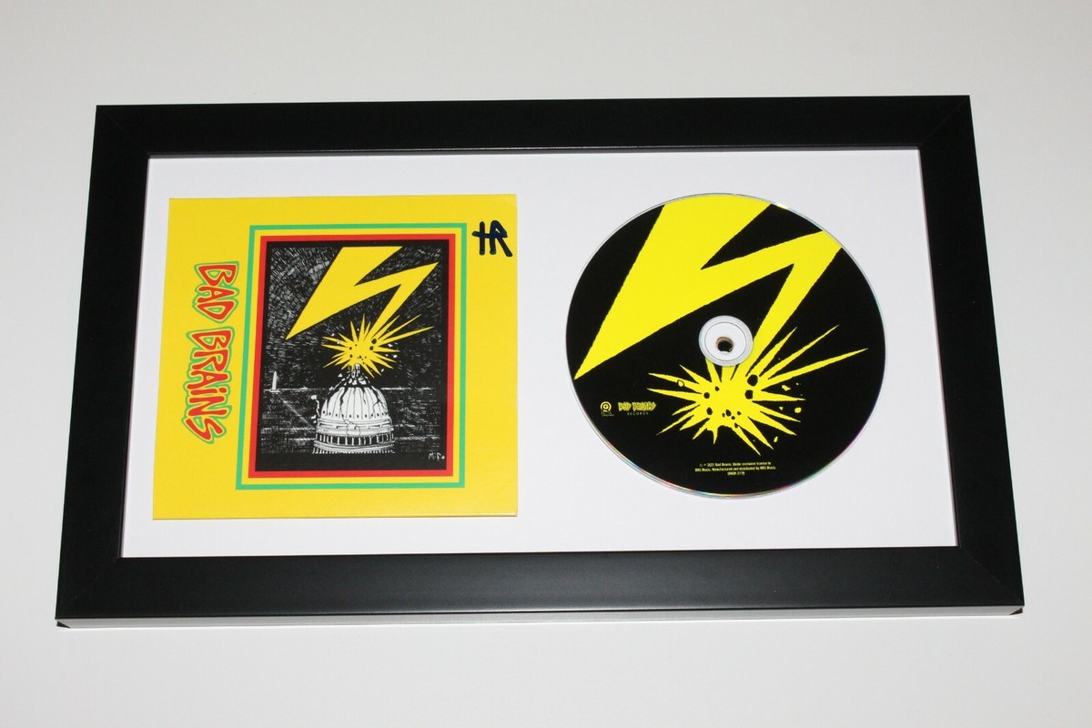 H.R. BAD BRAINS SIGNED FRAMED CD COVER ALBUM w/COA PAUL HUDSON