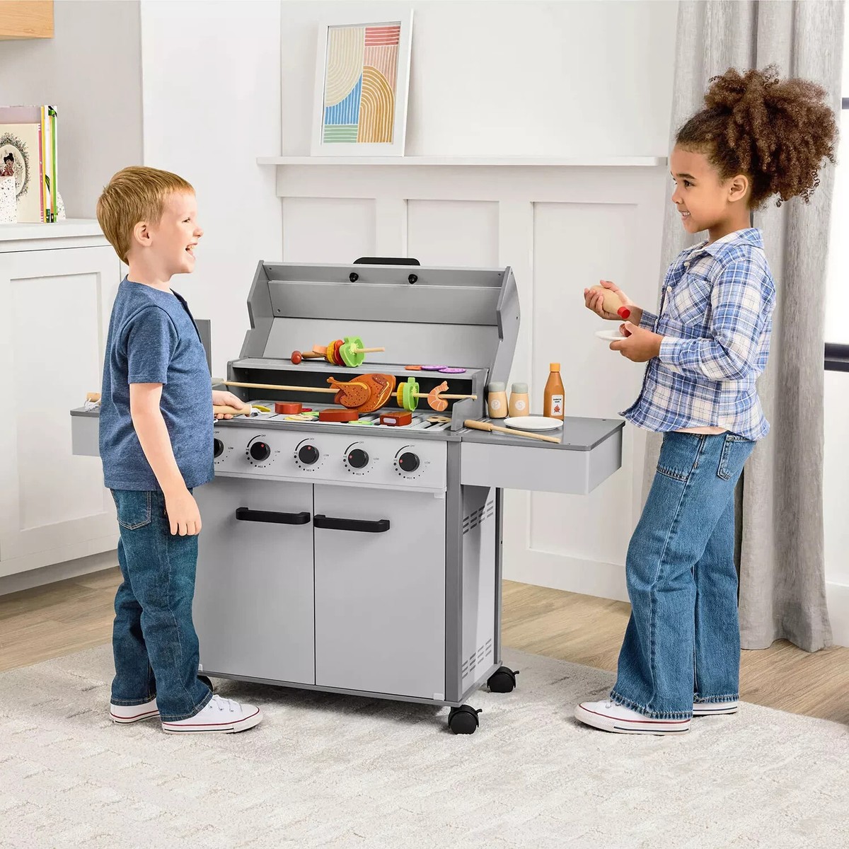 Member's Mark Wooden 5-Burner Grill Playset | eBay