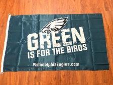 Philadelphia Eagles Flag Green is For The Birds 60" x 34" Wincraft - New
