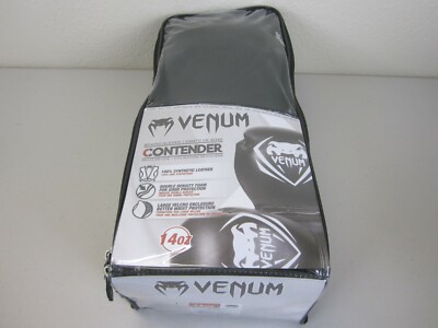 VENUM Contender Boxing Gloves 14oz - Black (Brand New)