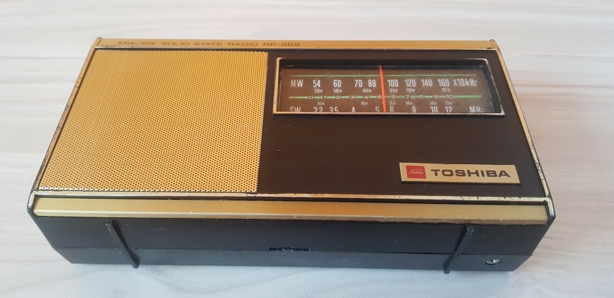 Toshiba RP-25S Solid State Radio MW/SW | eBay