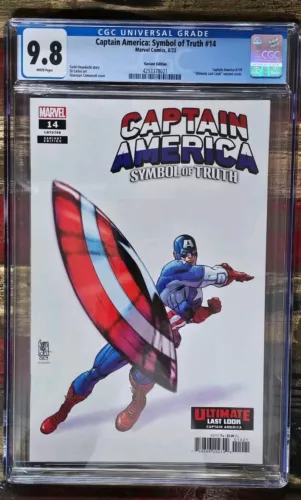 Captain America Symbol of Truth #14 Camuncoli Ultimate Last Look Variant CGC 9.8