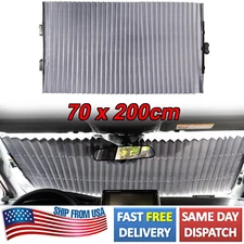 LARGE Car Retractable Windshield Sun Shade Blind Block Front Window Cover Visor