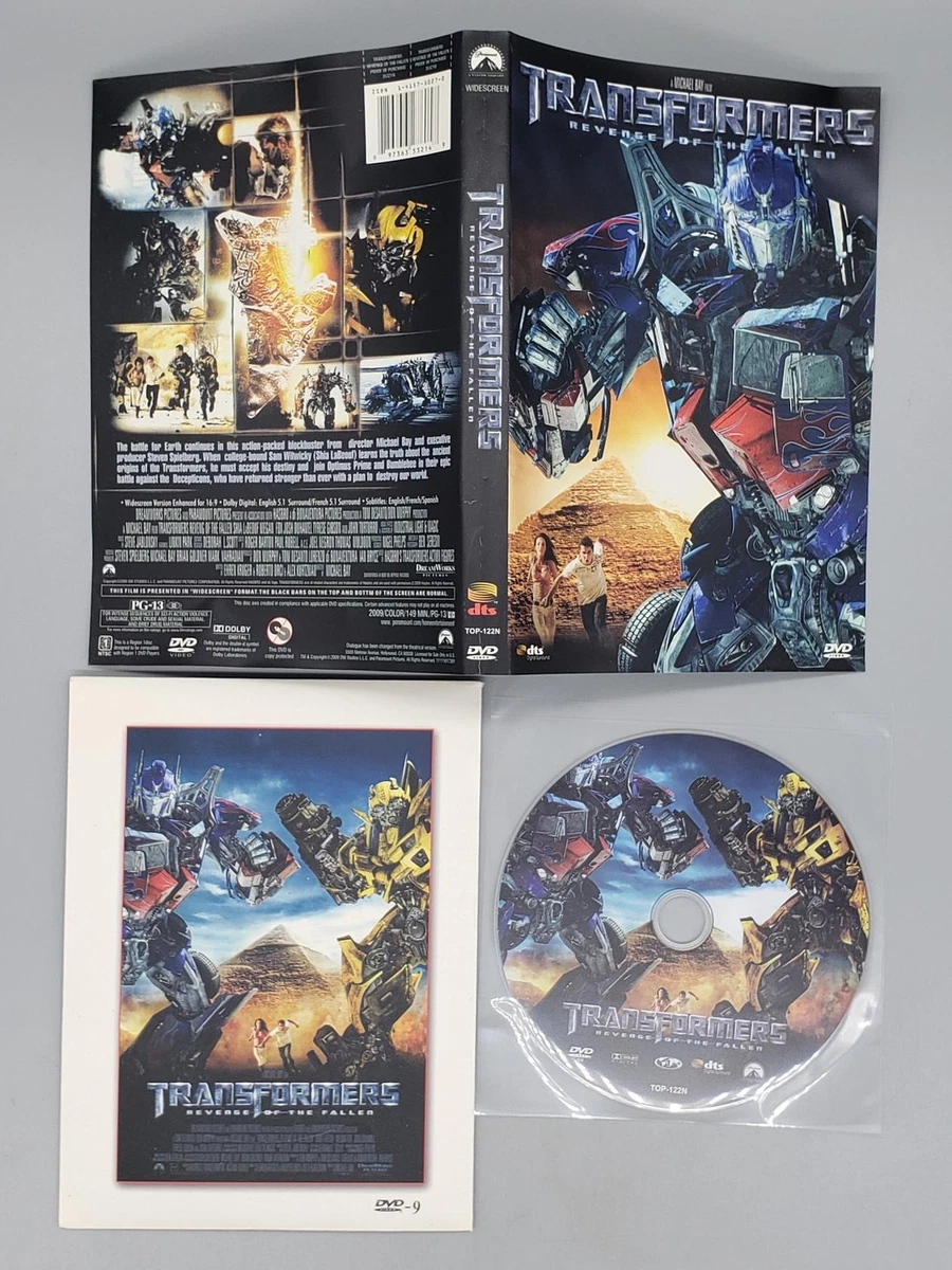 Transformers Revenge of the Fallen DVD Widescreen No Case No Tracking