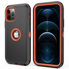 For iPhone 13 Pro Max/13 Mini/13 Pro Phone Case+Belt Clip Fits Otterbox Defender