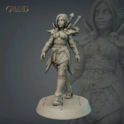 GALAAD MINIATURES Femmina Vampiro C - Mostro / NPC - Miniature Galaad - Dungeons and Dragons