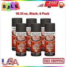 Rust-Oleum 248658-6PK Rust Reformer Spray, 10.25 oz, Black, 6 Pack