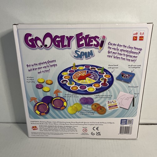 Googly Eyes Spin - Family Drawing Game with Crazy Spinning Glasses *Brand New* - Bild 6 von 7
