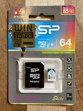 Silicon Power Micro SD Card 64 GB New
