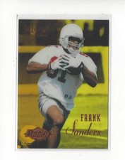 1995 Select Certified Mirror Gold #107 Frank Sanders Rookie Cardinals