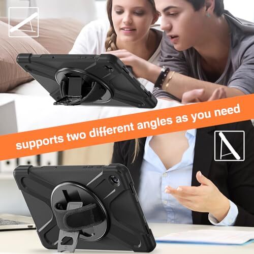for Samsung Galaxy Tab A9+ Plus Case 11 inch 2023 (SM A9 Plus 11 inch Black - Picture 5 of 8