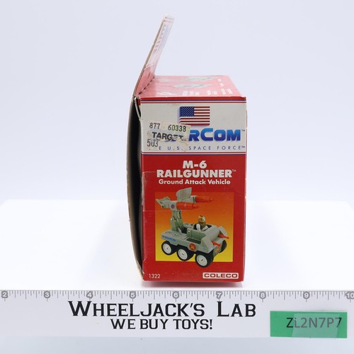 M-6 Railgunner FUNCIONA 100 % completo Starcom 1986 Coleco vehículo de colección sin usar, en caja - Imagen 3 de 9