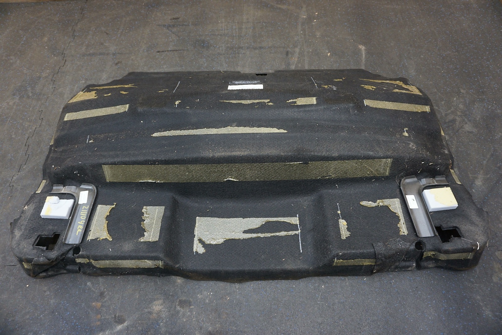 Behind Seat Interior Trim Panel Black Carpet 11A7550SP.01 McLaren 650s Spider 16