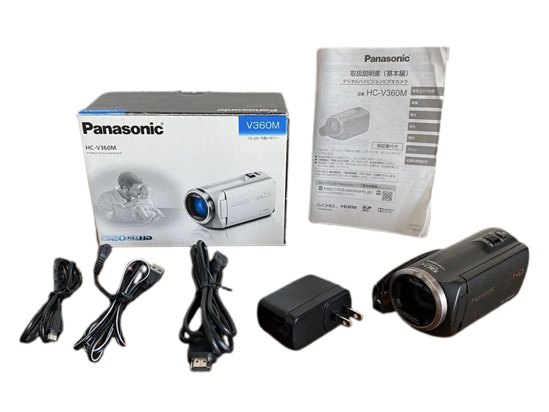 Panasonic HC-V360M Handy Video Camera Full HD Wi-Fi 50x Zoom Panasonic HC-V360M Handy Video Camera Full HD Wi-Fi 50x Zoom