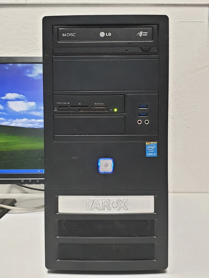 ASUS Windows XP Gaming PC Computer 4x 3,30GHz 500GB 4GB DVD DVI COM LPT DP HDMI - Bild 2 von 4