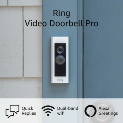 Ring Doorbell Pro 2 アメリカ購入　レア Ring Video Doorbell Pro 2 in Satin Nickel