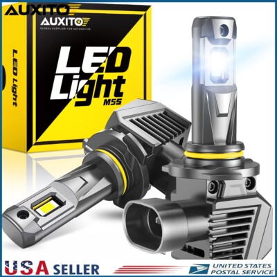 9005 HB3 LED Headlight Bulb Kit High Beam 200W 50000LM Super Bright 6500K White