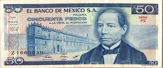 Banknote Mexico 50 Pesos
