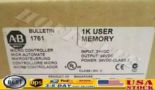 New  Sealed AB 1761-L16BBB MicroLogix 1000 16 Point Controller US Free Tax
