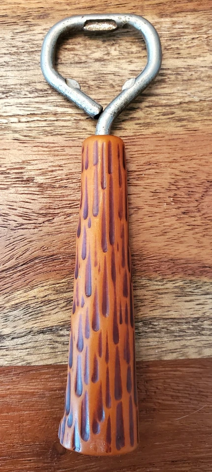 Vtg 6 Pc Kitchen Utensil Set Faux Stag Horn Bakelite Handles Ladle Spoon Spatula - Image 3 of 4