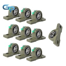 Self Aligning Pillow Block Bearing UCP205-16 1 Bore 10 Pcs 2 Bolt Solid Base