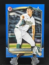 2025 Bowman Draft #BD-171 Grant Richardson 1st Blue /150 Athletics Prospect