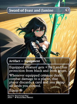 Sword of Feast and Famine - MTG Anime Custom Playtest