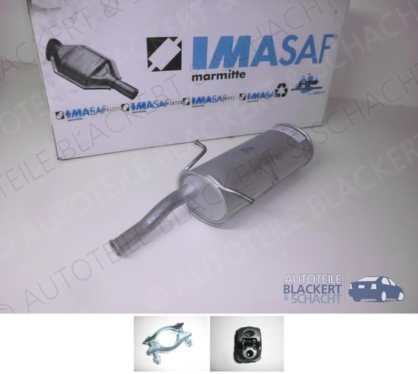 Imasaf ESD Auspuff Endtopf für Citroen Xsara Picasso (N68) 1.6 65/70KW-image