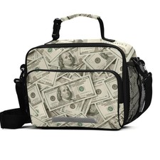 Alaza Money Dollar Lunch For Girls Cute Lunch Bags For Women Cooler Bag