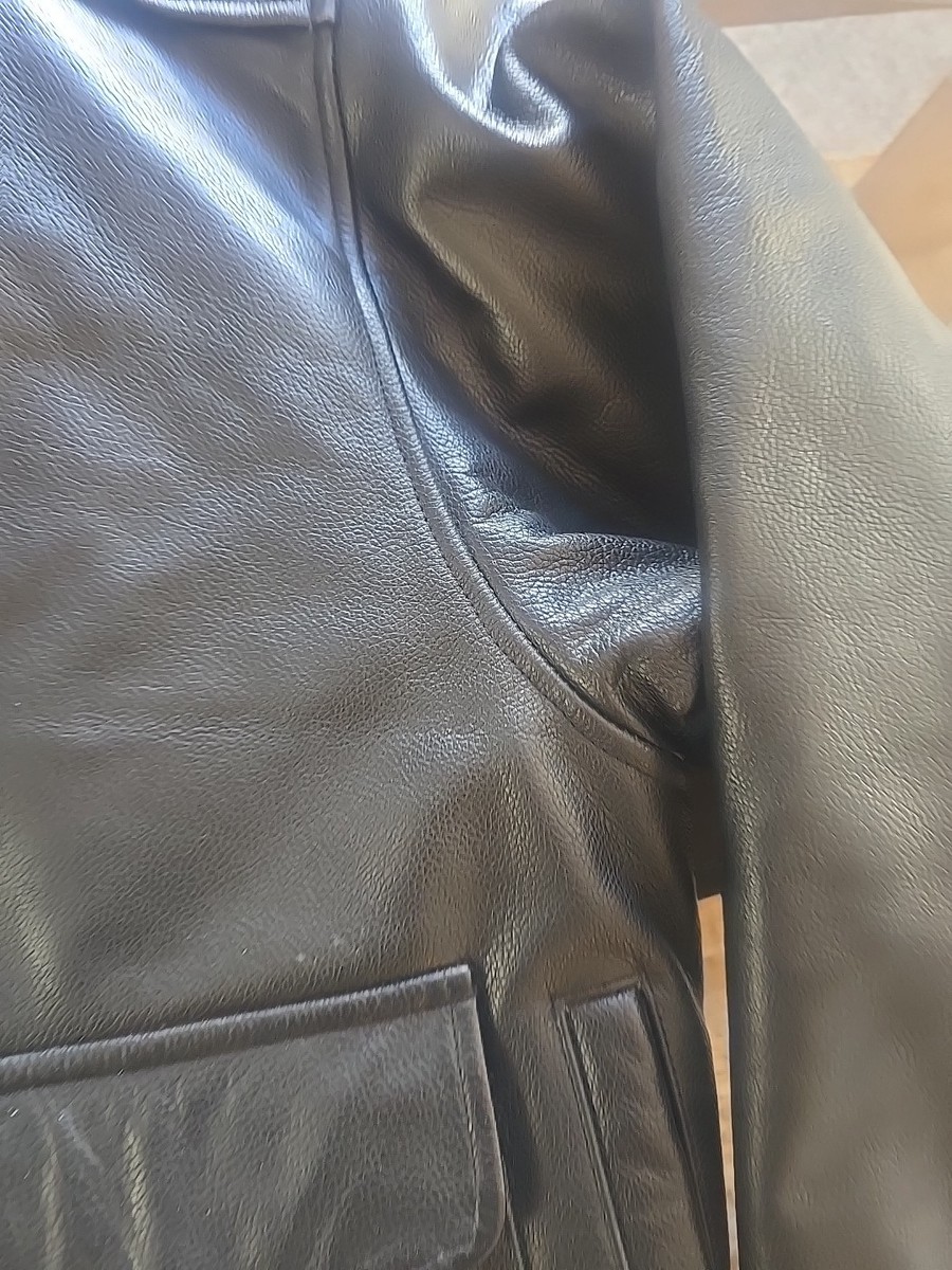 Vintage 90s Type A-2 US Army Air Force Flyers Leather Jacket M