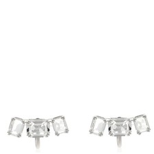 Orecchini Swarovski Millenia Clip Rodio Cristallo Lucido Accendi