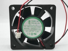 1PC YOUNGLIN DFS602012H 6020 DC12V 2.0W 2-wire 6CM silent cooling fan yr