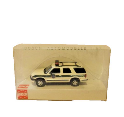 US Police : Chevy Blazer '' Border Patrol  ''#OVP  # 1:87=H0# Busch #46404