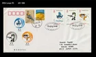 Sports,Beijing Olympics,Diving,Shooting,Athletics,Japan 2007 FDC,Cover to Japan