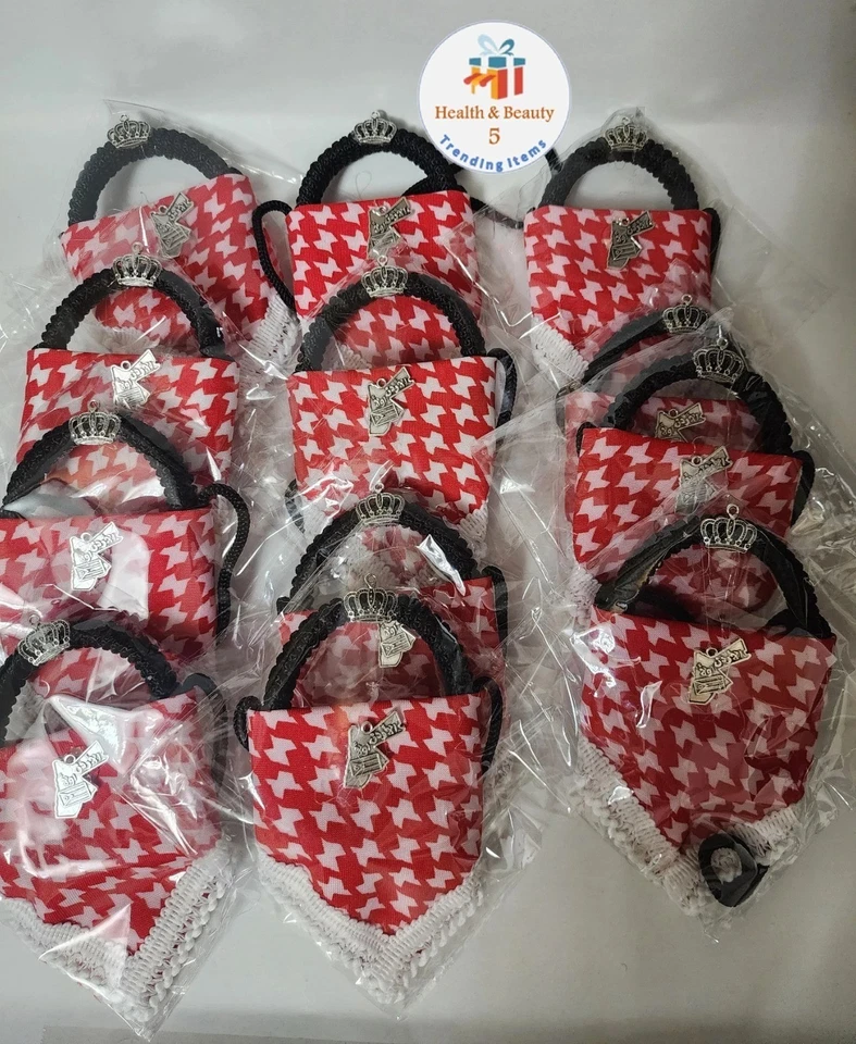5 Pcs X Jordan keffiyeh Rear View Mirror Car Charm شماغ اردني تعليقة سياره - Image 4 of 4