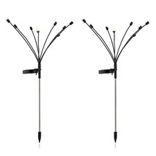 4 Pack, Swaying LED Solar Powered Garden Lights Outdoor Stake Firefly - JML
