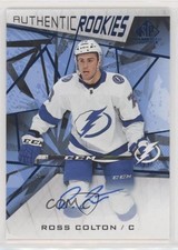 2021 Upper Deck SP Game Used Authentic Rookies Blue Ross Colton #158 Auto 1ms9