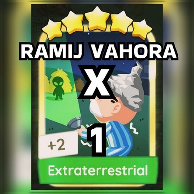 1 x Extraterrestrial (     ) - set- 19Mono_poly_go Golden Blitz sticker