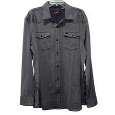 Howler Brothers Stockman Stretch Snapshirt in gray XL