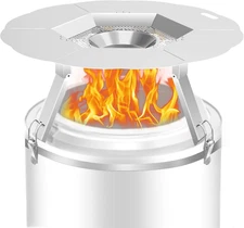 Heat Deflector Compatible with Solo Stove Ranger and Other 15" Fire Pit -Foldabl