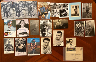 100 Autogramme RADSPORT INTERNATIONAL-Giro d'Italia-TdF-Sammlung-Konvolut-Paket