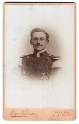 Fotografie Hugo Glorius, Berlin, Acker-Str. 67, Musiker-Uffz., Trompeter der Ul 