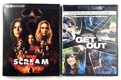 Scream 7 4K+Digital+Slip Cover & Get Out 4K+Digital (Horror Double Feature)
