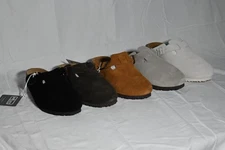 BIRKENSTOCK Boston BS Soft Footbed  Regular Fit Suede Leather Clog BRAND NEW***